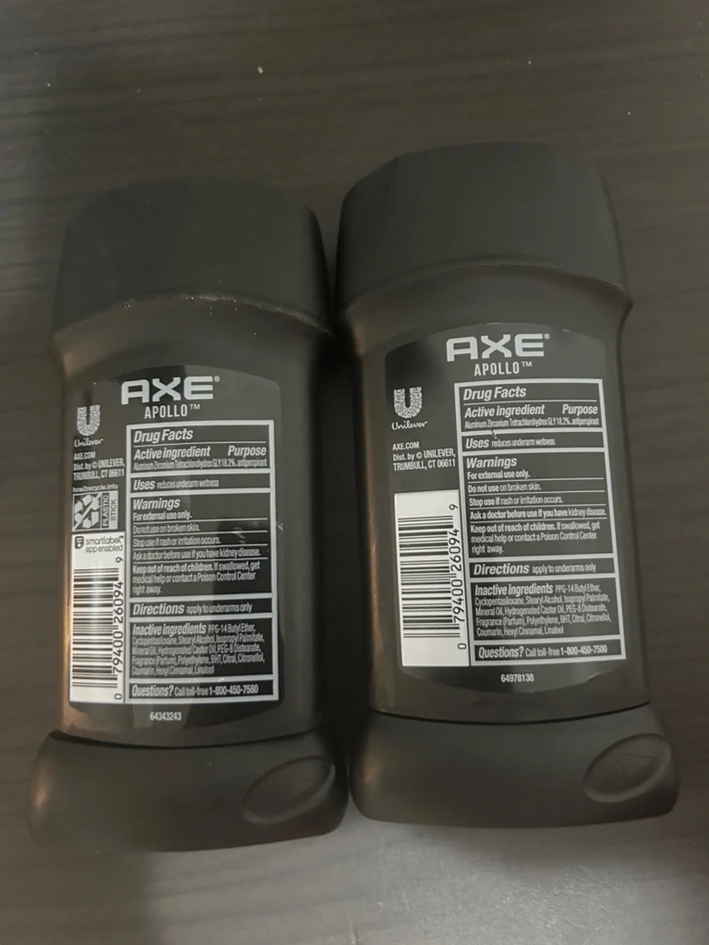 AXE Apollo Men’s Antiperspirant Deodorant Stick - Black